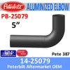 14-25079 Peterbilt 387 Aluminized Exhaust Elbow PB-25079