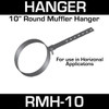 10" Round Muffler Hanger RMH-10