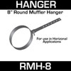 8" Round Muffler Hanger RMH-8