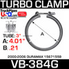 15671559 Turbo V-Clamp 2000-2006 DURAMAX VB-384G