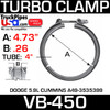 Dodge A49-3535399 V-Band Turbo Clamp VB-450