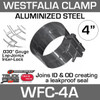 4" Westfalia Aluminized Exhaust Band Clamp WFC-4A