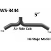 23529-3444 Western Star Heritage Air-Ride Y-Pipe Exhaust