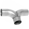 3.5" Y-Pipe Exhaust Aluminized No Plate 14" x 10" Y-350NPA