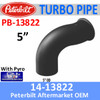 14-13822 Peterbilt Exhaust 5" OD Turbo Elbow PB-13822