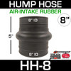 8" Air Intake Rubber Exhaust Hump Hose HH-8