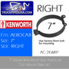 7" Kenworth Right Side Aerocab Top Mount Bracket AC-7KWRP