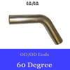5" 60 Degree Exhaust Elbow 16" x 16" OD-OD Aluminized L560-1616SA