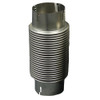3.5" ID x 10" 321 Stainless Steel Bellows Flex Pipe EB-3510SS