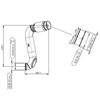 Volvo Exhaust Bellow Flex Pipe 23298294 23920880-Dimensions