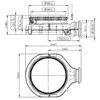 Cummins DOC Pancake Inlet-Dimensions