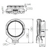 Cummins Paccar DOC Pancake Inlet-Dimensions