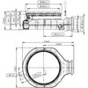 Cummins Paccar DOC Pancake Inlet-Dimensions