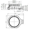 Cummins DOC Pancake Inlet-Dimensions