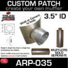 3.5" ID Universal Muffler Patch 8x8 ARP-035
