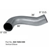 04-15653-000 Freightliner Aluminized Right Exhaust Elbow FL-15653-000
