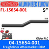 04-15654-001 Freightliner 5" Long Exhaust Elbow FL-15654-001