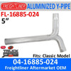 04-16885-024 Freightliner Aluminized Y-Pipe Exhaust FL-16885-024