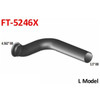 E8HZ5246X Ford 4.562" Turbo Exhaust Pipe Reduced to 3.5" FT-5246X