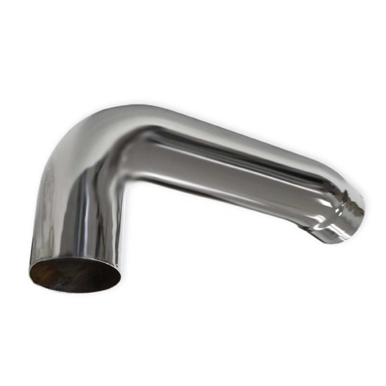 Exhaust panel tailpipe 100 mm N1-111 stainless steel beveled 55 mm  connection