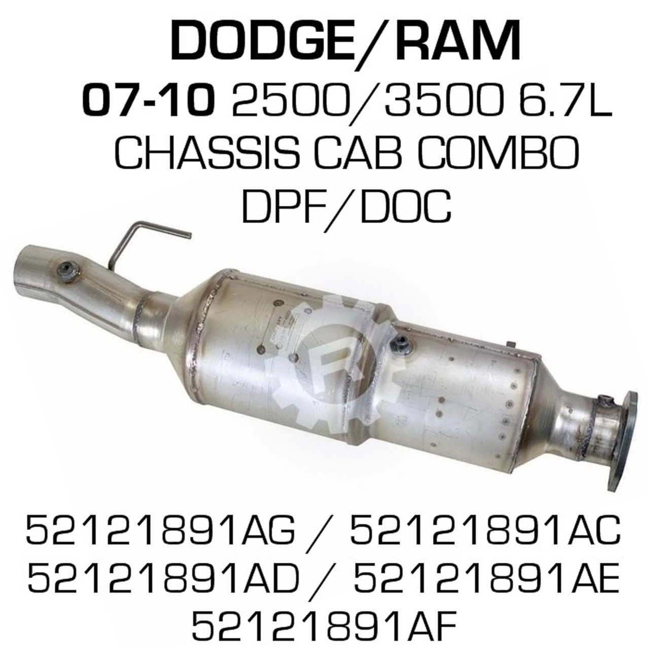 52121891AG Dodge Ram 2500 or 3500 DOC/DPF Combo (RED 41609)