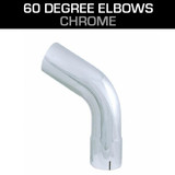 60 Degree Chrome Elbows
