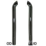 Curved Chrome Stack Pipes