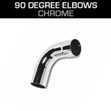 Chrome 90 Exhaust Elbows