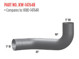 KENWORTH Aluminized Elbows