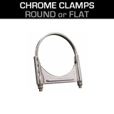 Chrome Exhaust Clamps