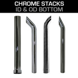 CHROME EXHAUST STACKS 6"