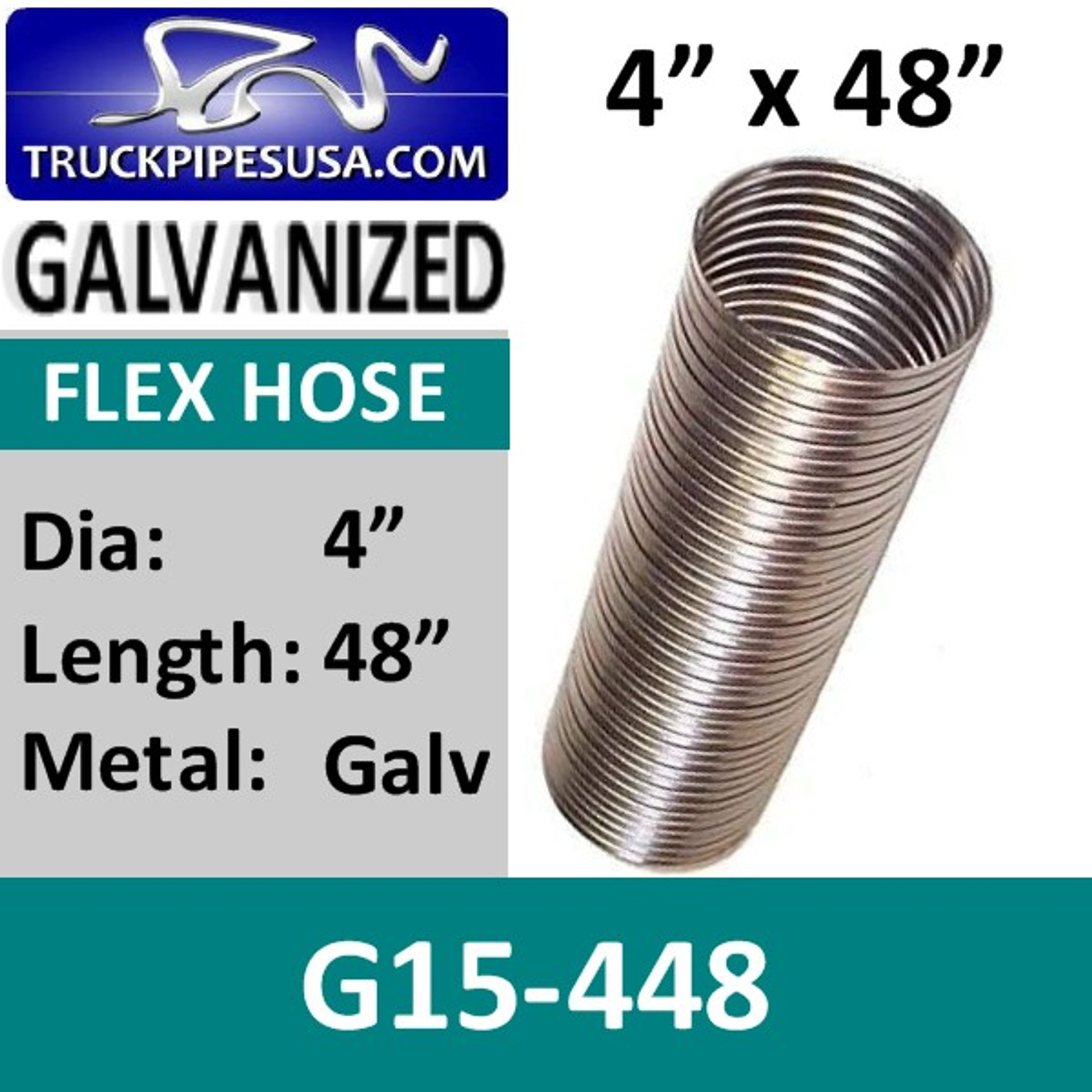 4 inch exhaust flex hose FLEX PIPE 4" Flex Hose