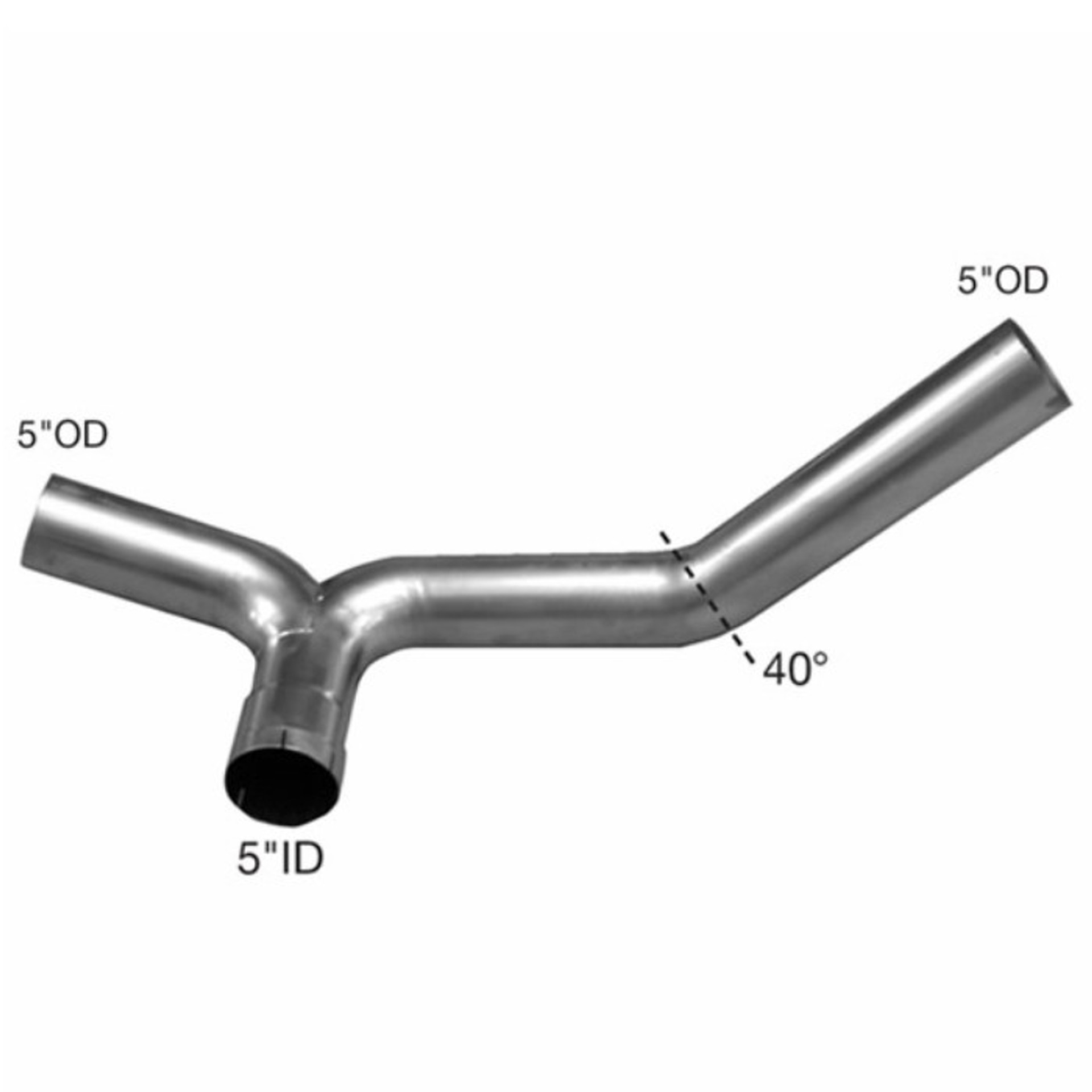 1413055 Peterbilt Exhaust 379 YPipe PB13055Y 14142400150