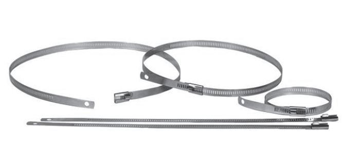 HC-18SS Heat Wrap Clamps 18 inch Stainless Steel 2 pieces