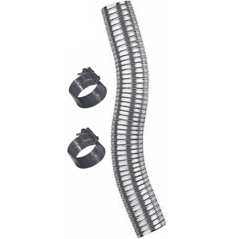 Stainless and Galvanized Flex Exhaust Hose Kits Flex Kits