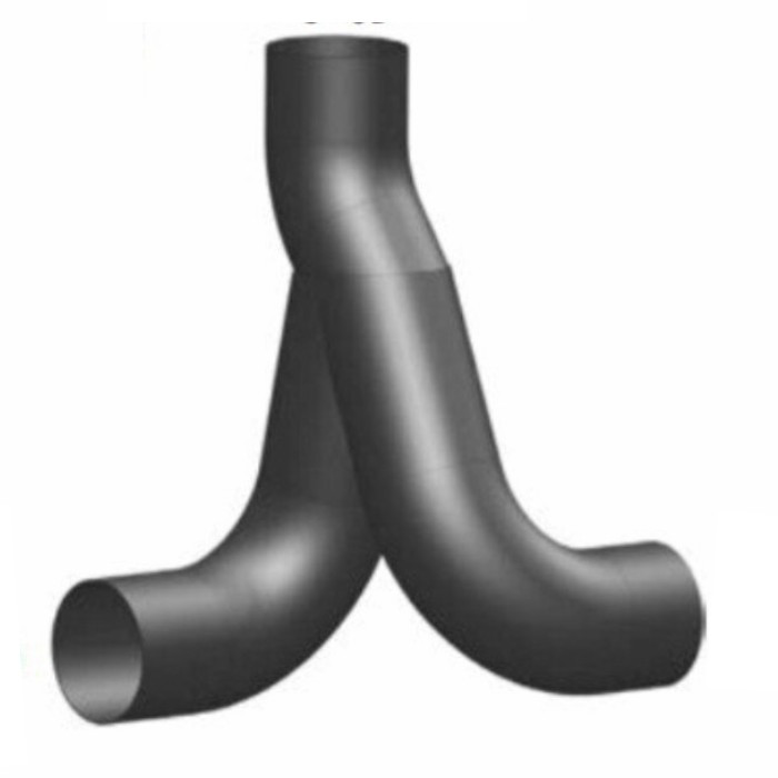 PRKY13944 5" Peterbilt Retro YPipe Exhaust Pipe