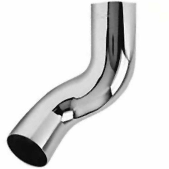 1413845CP Peterbilt Left Side Chrome Exhaust Elbow PB13845LC