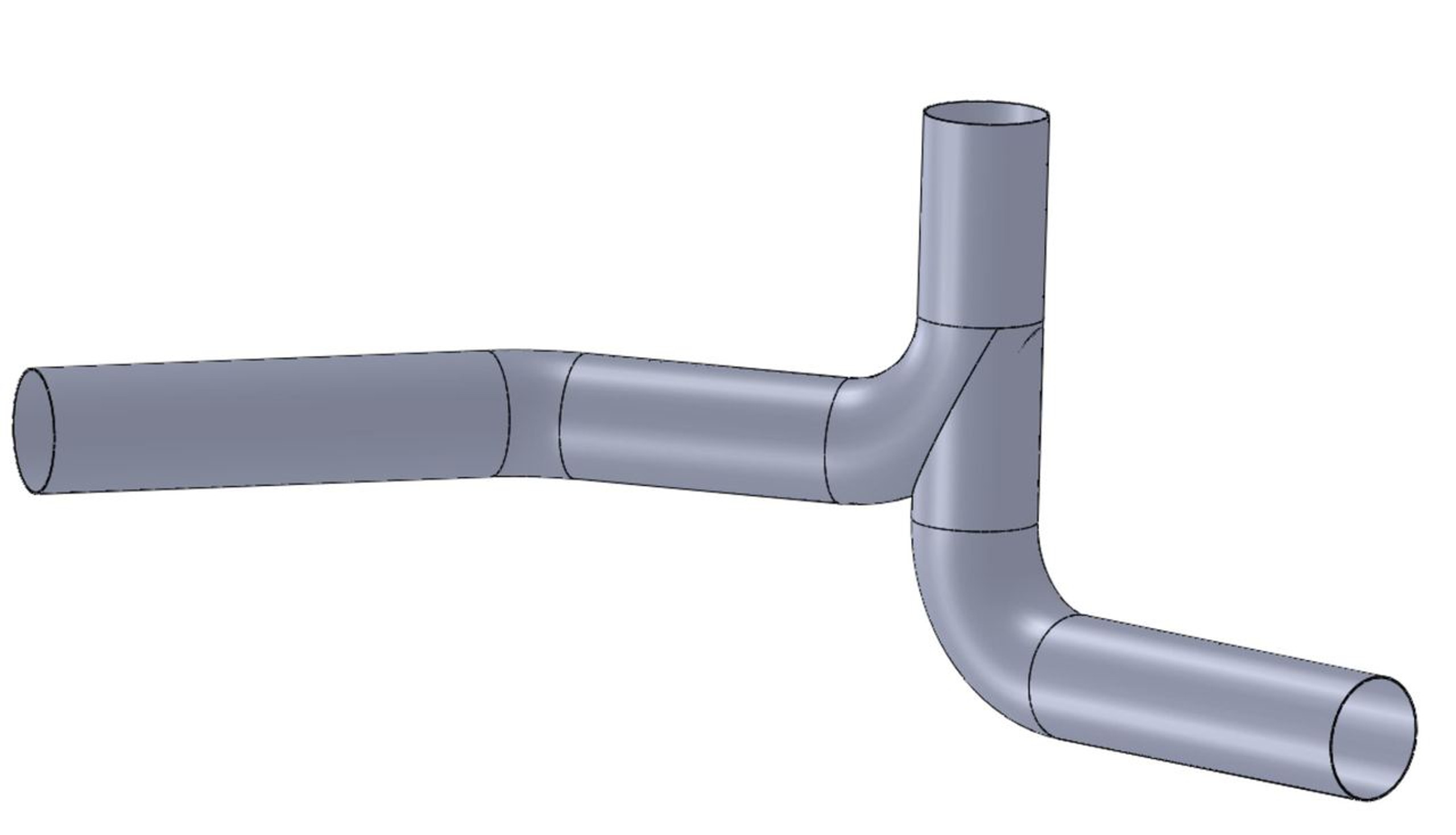 1413055 Peterbilt Exhaust 379 YPipe PB13055Y 1413055