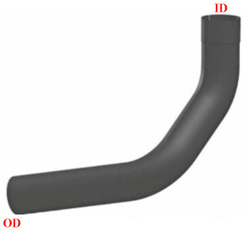 M66-1271RCP Kenworth Chrome Right Elbow for 45" Steps