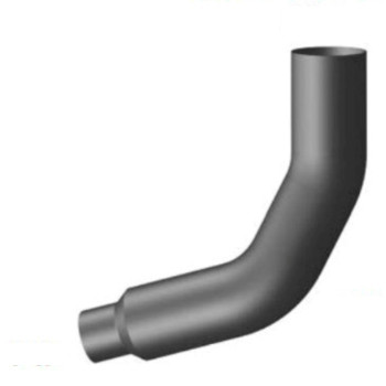 7" to 5" Kenworth Aerocab Right Side Chrome Elbow 40" Box K180-18615RCP