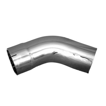 5" 45 Degree Exhaust Elbow 8" x 8" ID-OD Chrome L545-0808C