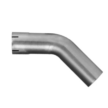 5" 45 Degree Exhaust Elbow 15" x 15" ID-OD Aluminized L545-1515A