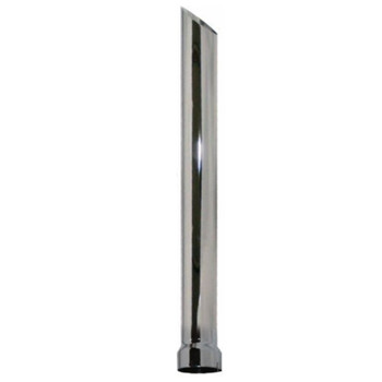 7" x 84" Miter or Angle Cut Stack ID Chrome Exhaust Tip