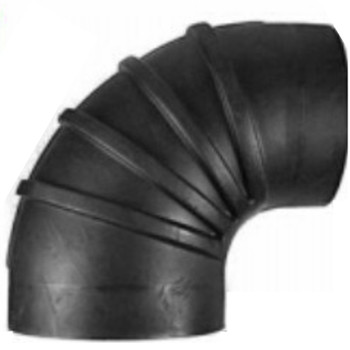 6" ID Reduced to 5.5" ID 90 Degree Reducer Air Intake Rubber Elbow