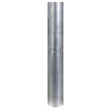 4" x 48" Straight Cut Aluminized Exhaust Stack OD Ends S4-48SBA