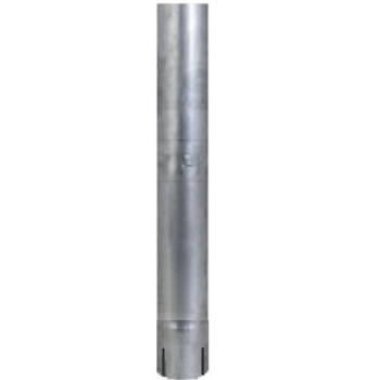4" x 60" Straight Cut Aluminized Exhaust Stack ID End S4-60EXA