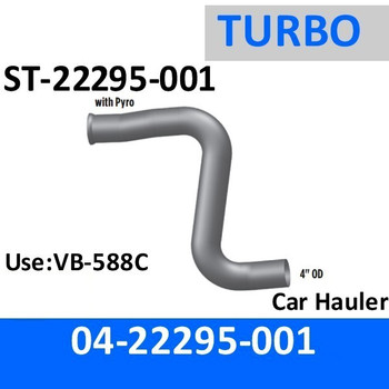 04-22295-001 Sterling Car Hauler Turbo Pyro Pipe ST-22295-001