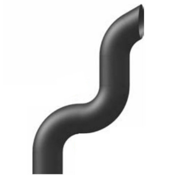 5" OD Aluminized Dump Stack Pipe A-18 B-16 C-24 OVERALL 37" UM-5LA