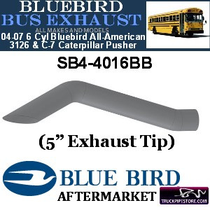 SB4-4016BB 5" 2 Bend Bluebird Bus Exhaust OD Miter ALZ