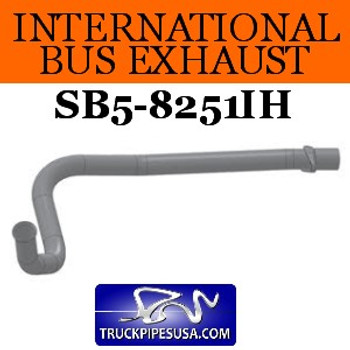 591593C91 International Bus Pipe 5 Bend 2.75"OD-3.5"ID ALZ